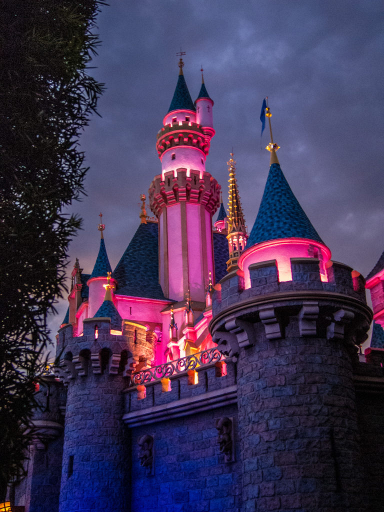 Snow White's Castle in the Evening